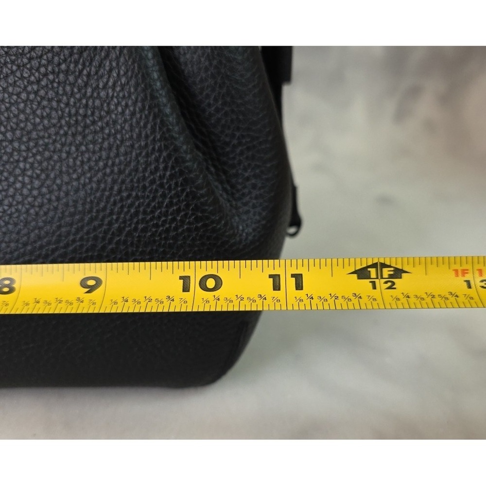 KATE SPADE DUMPLING SMALL SATCHEL SHOULDER CROSSBODY BAG TOTE BLACK LEATHER GOLD - Picture 11 of 14